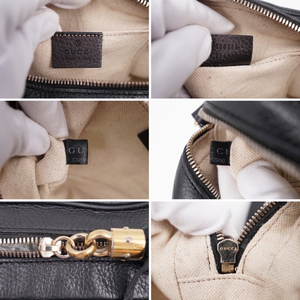 CD06 💖 Gucci Soho Disco Black Leather - Picture 9 of 13
